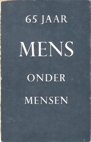 Mens onder de mensen Kaft van 65 jaar Mens onder de mensen