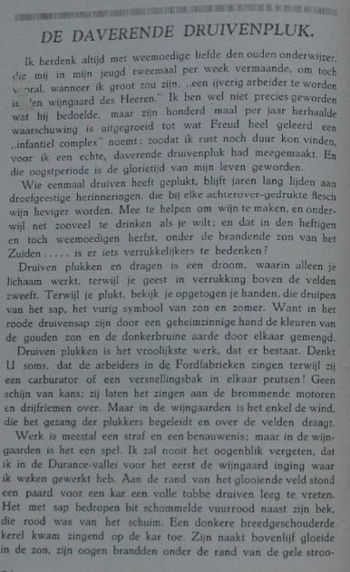 De Daverende Druivenpluk artikel De Daverende Druivenpluk