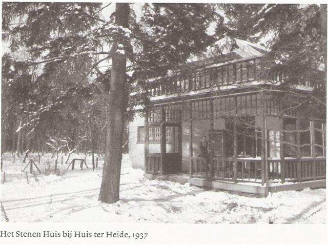 Het Stenen Huis, 1937 Huis in besneeuwd bos