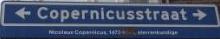 Straatnaambordje Copernicusstraat Den Haag Straatnaambordje Copernicusstraat