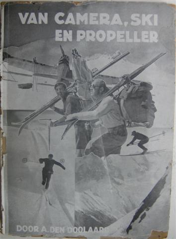 kaft van camera, ski en propeller