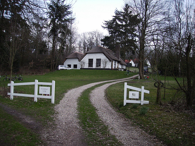 Vooraanzicht Miggelenbergweg 51 Huis aan de bosrand