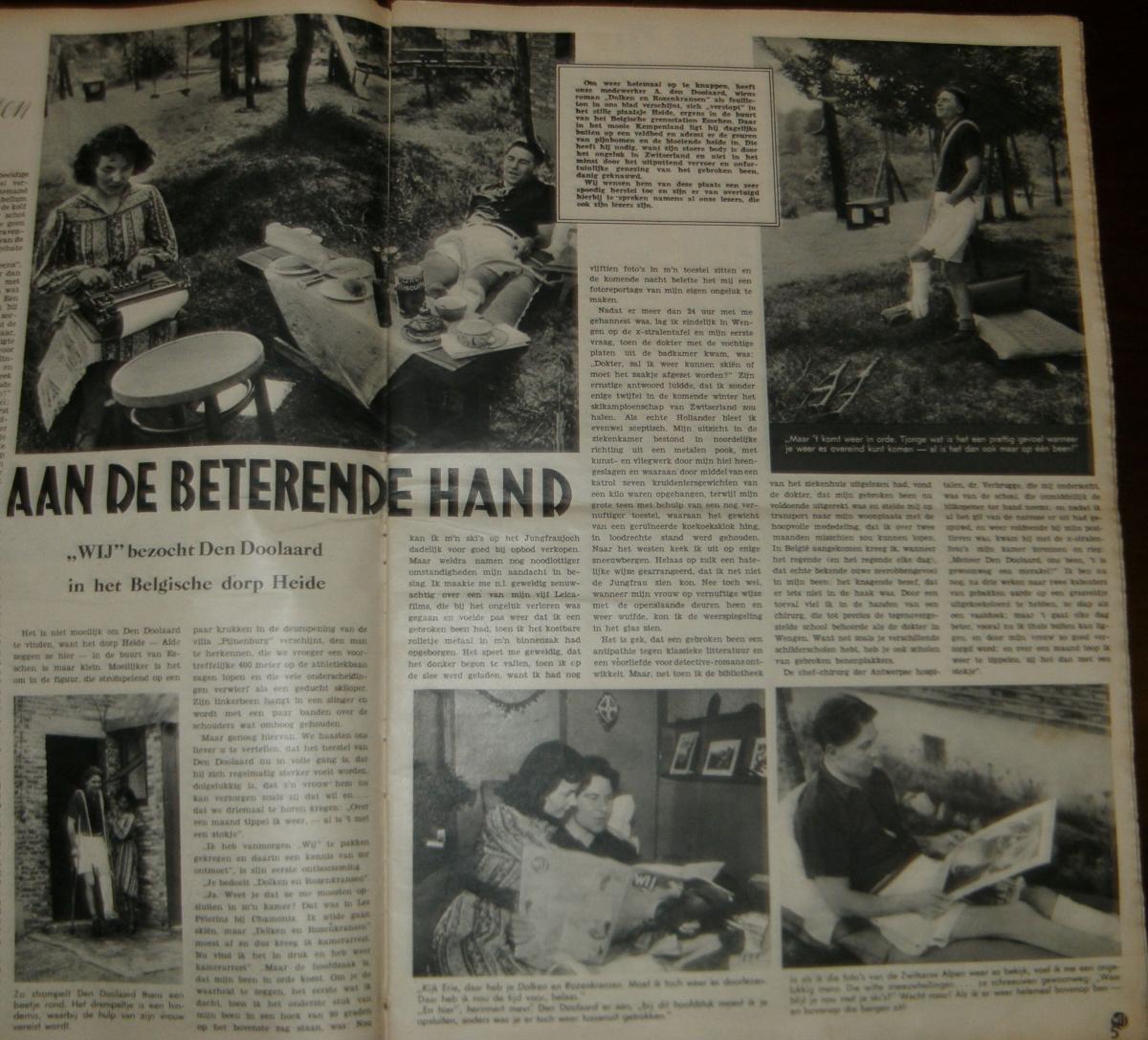 Artikel 'aan de beterende hand'
