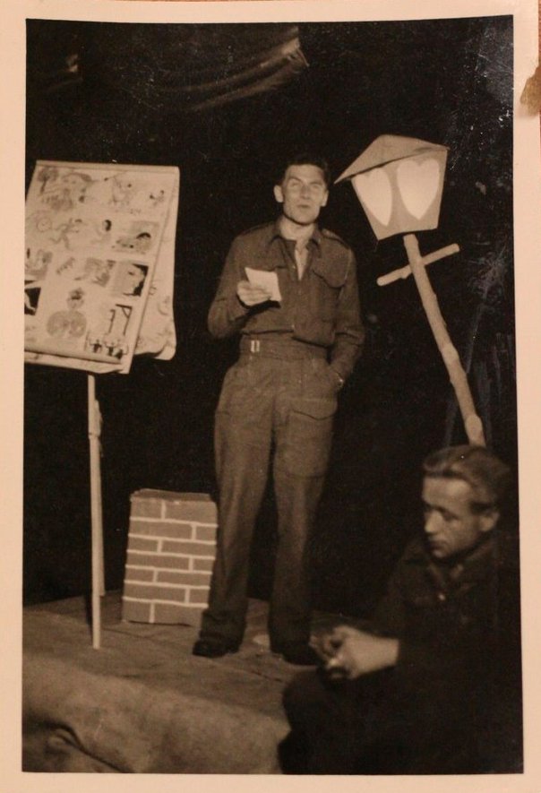 Voordracht op bruiloft, augustus 1945 - met dank aan Frans Wamsteeker Voordracht op bruiloft, augustus 1945