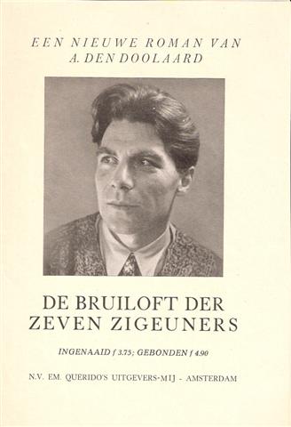 Prospectus voor De bruiloft der zeven zigeuners - collectie Albert Koevoet Prospectus voor De bruiloft der zeven zigeuners